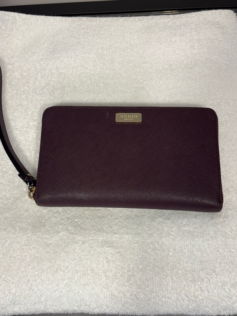 Kate Spade New York Zip Around Wristlet Wallet – Purple